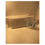 2 pkgs of 12, 2 piece clear candy boxes