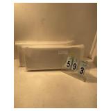 2 pkgs of 12, 2 piece clear candy boxes