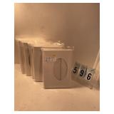 6 pkgs of 5 white candy boxes