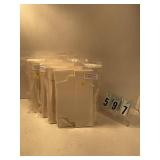 4 pkgs of 12 white candy boxes