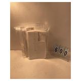 3 pkgs of 12 white candy boxes