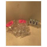2 pkgs of 12 plastic diamond ring boxes