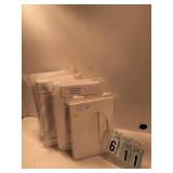 4 pkgs of white candy boxes