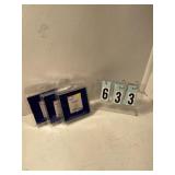 3 pkgs of 125 blue foil wrappers