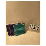 3 pkgs of 125 assorted foil wrappers