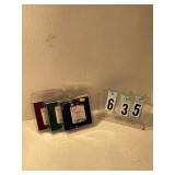 3 pkgs of 125 assorted foil wrappers