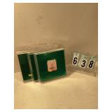 3 pkgs of 125 green foil wrappers