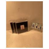 3 pkgs of 125 black foil wrappers