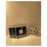 3 pkgs of 125 light blue foil wrappers