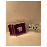 3 pkgs of 125 purple foil wrappers