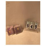 3 pkgs of 125 bunny foil wrappers