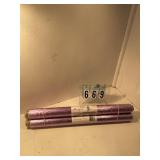 3 rolls of lavender plastifoil