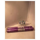 2 rolls of orchid plastifoil