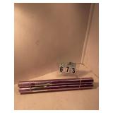 3 rolls of pilnk plastifoil