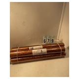 4 rolls of copper nugget plastifoil