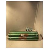 4 rolls of green plastifoil