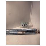 3 rolls of crystal blue plastifoil