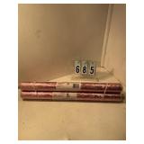 3 rolls of pink plastifoil