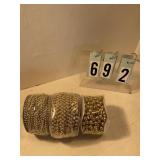 3 rolls assorted gold beads