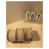 3 rolls assorted pearls