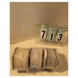 3 rolls assorted pearls