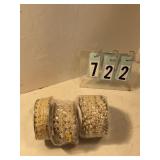 3 rolls assorted pearls