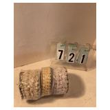 3 rolls assorted pearls