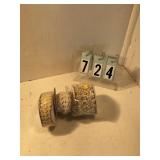 3 rolls of assorted pearls