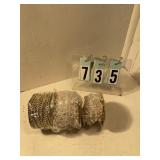 3 rolls of assorted pearls