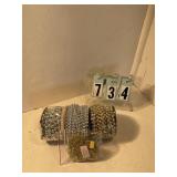 3 rolls of assorted pearls