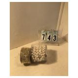 2 rolls of assorted pearls