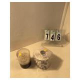 2 rolls of assorted pearls