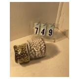 2 rolls of assorted pearls