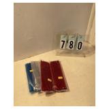 4 pkgs of 25 assorted stir sticks