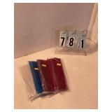 4 pkgs of 25 assorted stir sticks