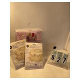 Floral texture sheet and fondant cutter ejector