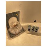 Bear wedding couple cake topper