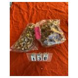 2 bags of gold flowers