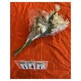 Assorted white flowers