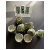 8 pkgs of 25 cupcake liners