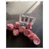 8 pkgs of 25 cupcake liners