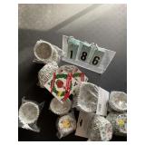 12 pkgs of assorted cupcake liners