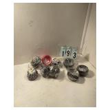 9 pkgs of assorted cupcake liners