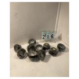 10 pkgs of 25 baking cups