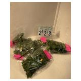 5 pkgs of greenery