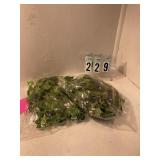 2 bunches of greenery