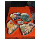 4 assorted cake baking pans