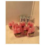 3 pkgs of 30 pink shot glasses