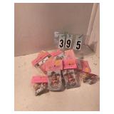 8 pink girl angel babies and 2 blue angels