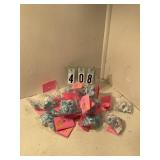 19 pkgs of 6 hat and mitten cupcake picks